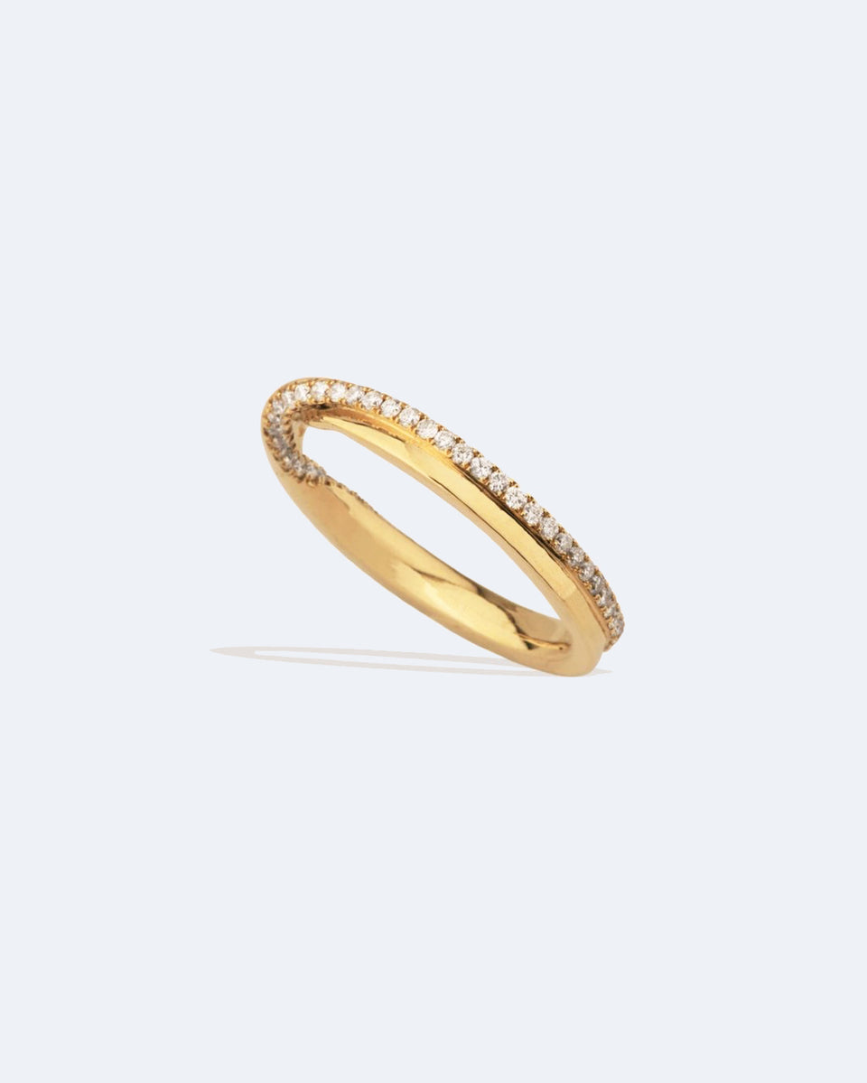 Different Kind of World - 18 Carat Yellow Gold and Diamond Ring