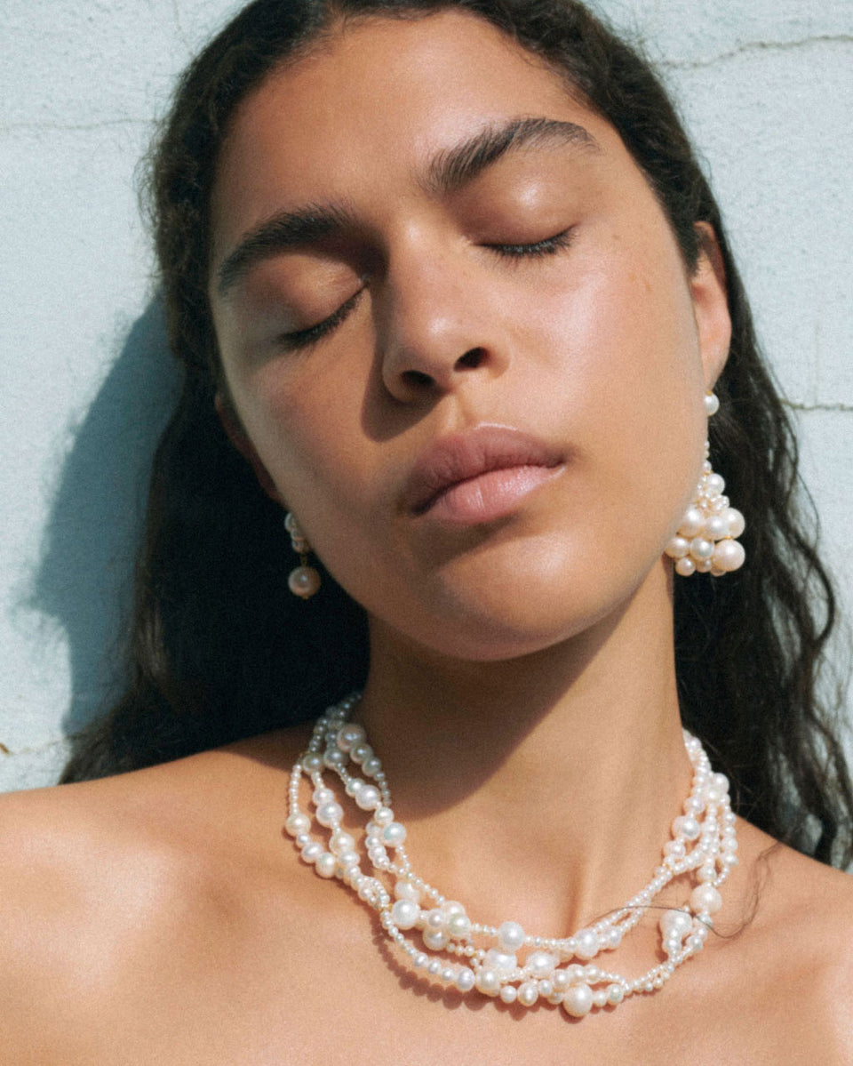 Edo - Pearl and Recycled Gold Vermeil Necklace