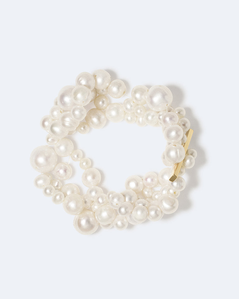 The Inevitable Husband - Pearl and Recycled Gold Vermeil Bracelet