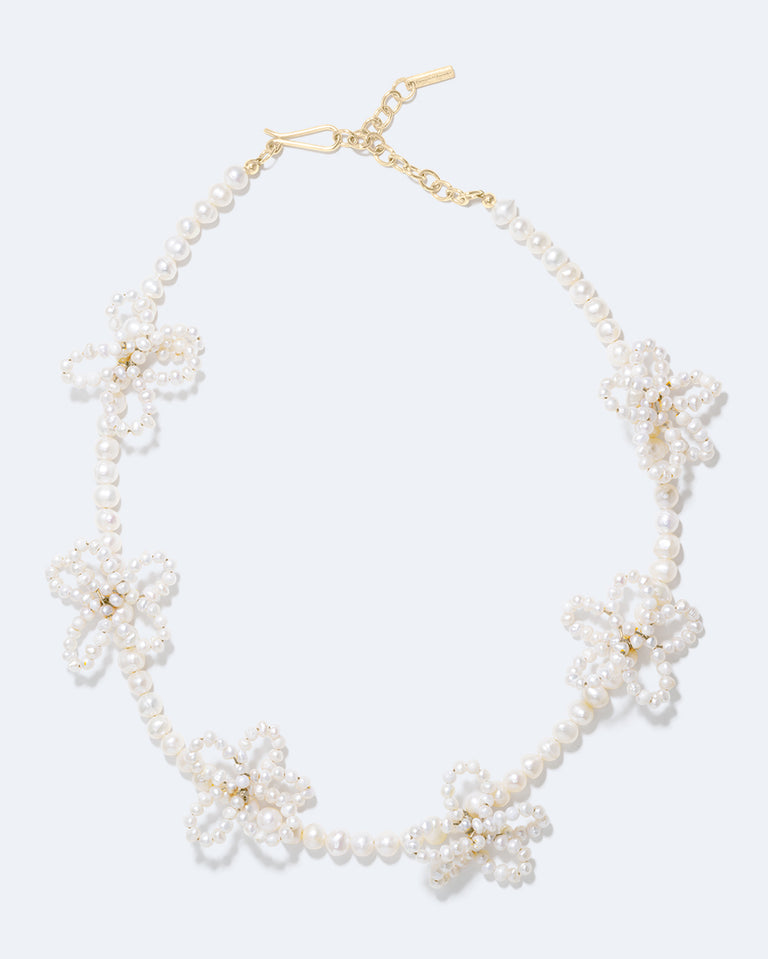 Milk and Honey - Pearl and Recycled Gold Vermeil Necklace