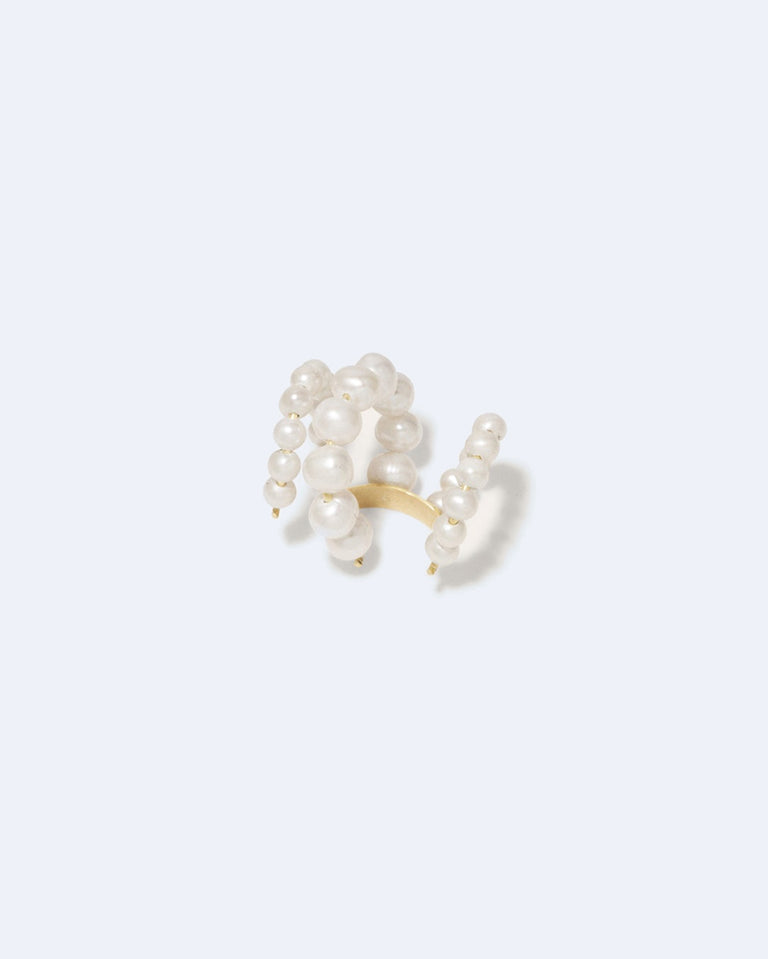 Emergence - Pearl and Gold Vermeil Ear Cuff