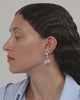 Over the Hills and Far Away - Zirconia and Silver Plated Earrings