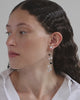 Kepler - Zirconia and Silver Plated Earrings