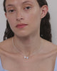 The Beauty of Brevity -  Zirconia and Recycled Silver Necklace