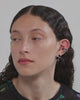 Little by Little - Black Zirconia and Recycled Silver Ear Cuff