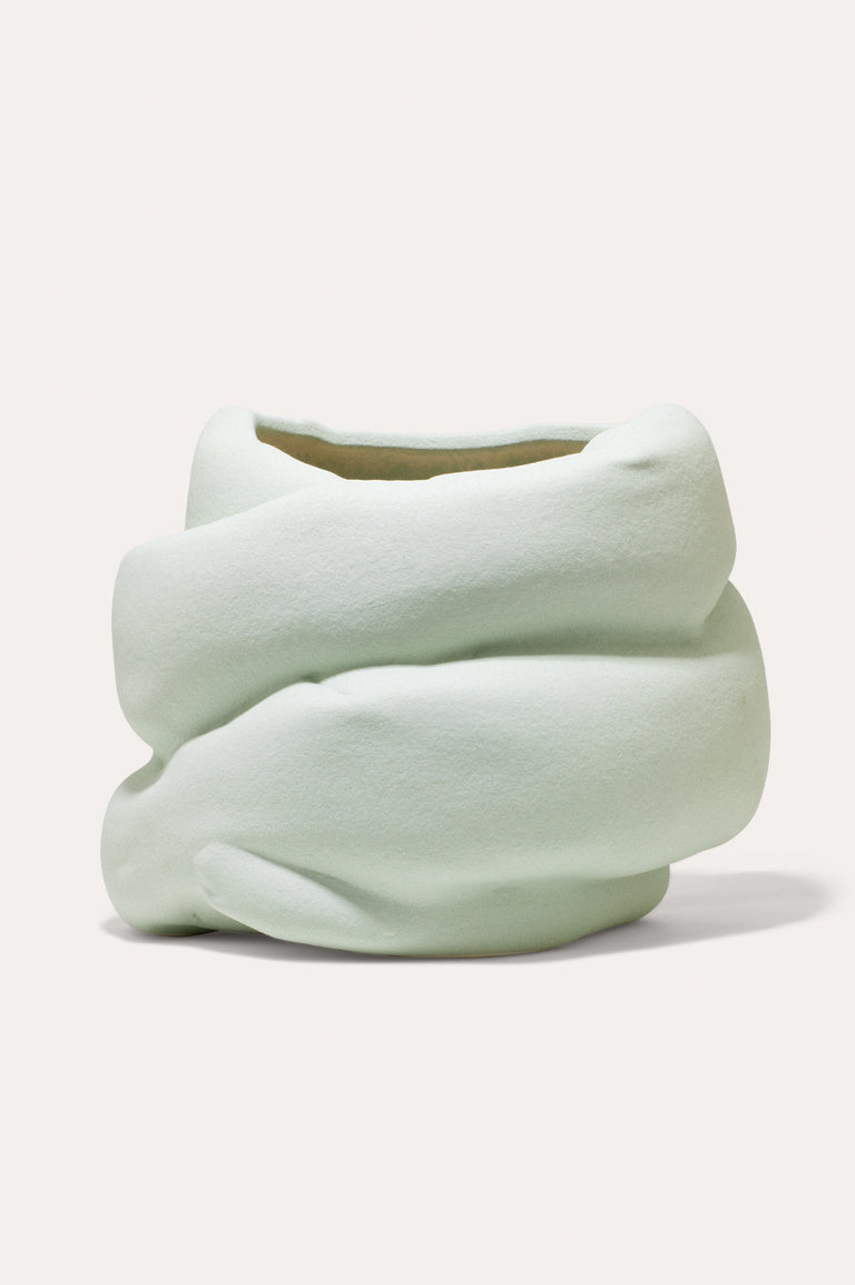 Inflated - Large Vessel in Textured Mint