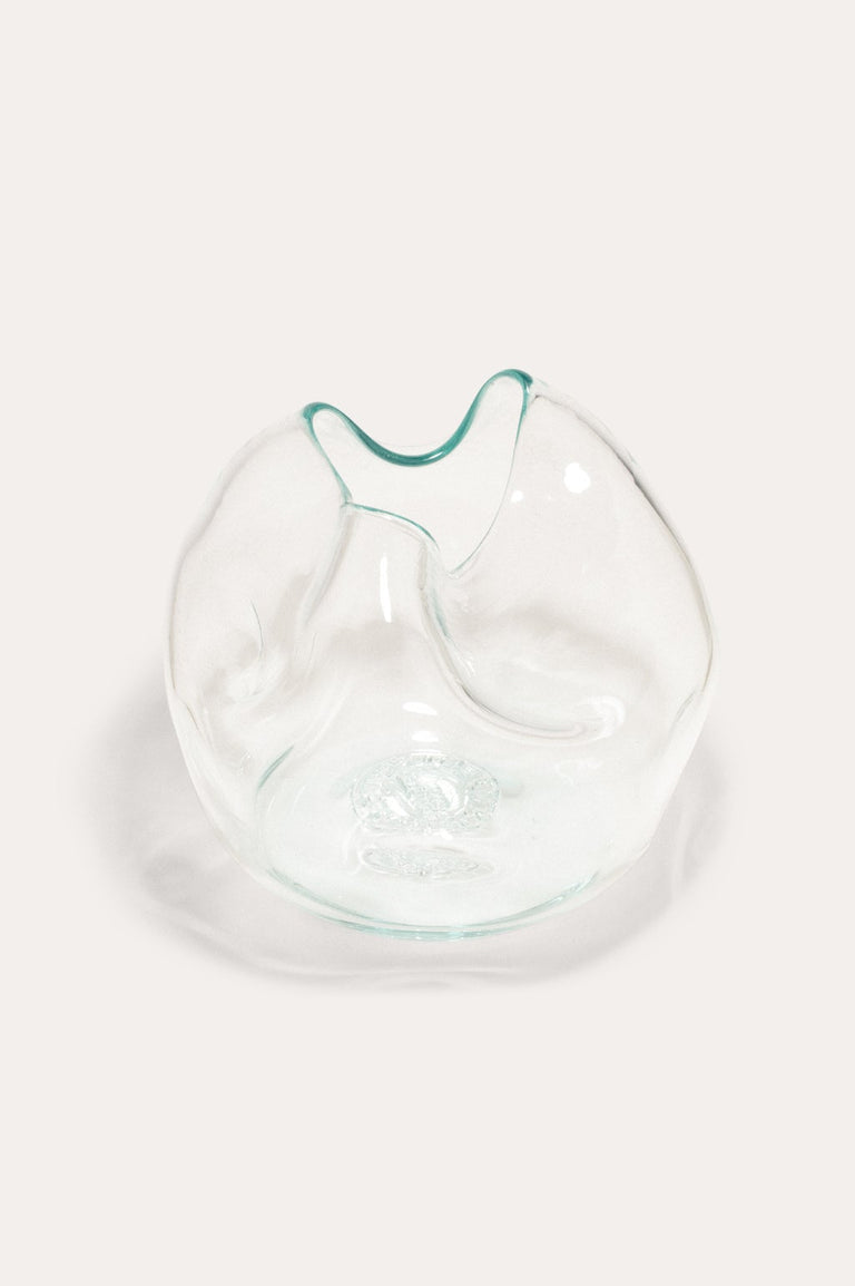 The Bubble to End all Bubbles - Recycled Glass Vase in Clear