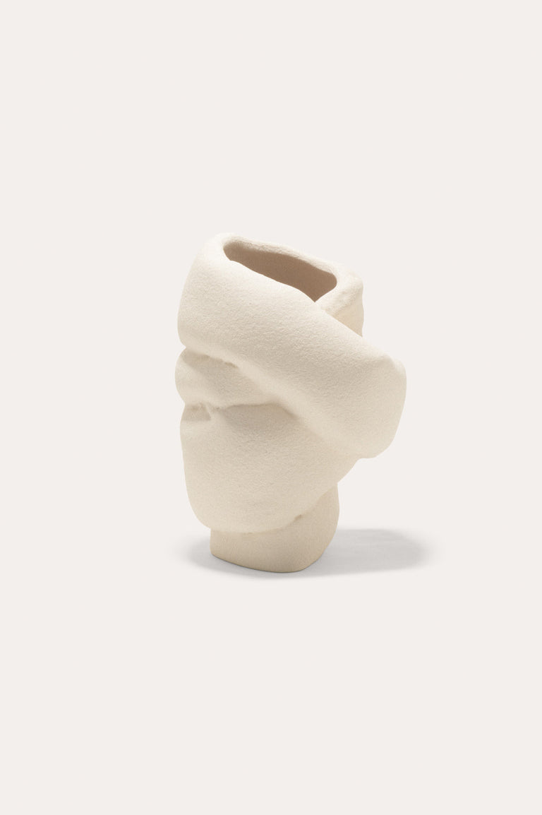 Well Wrapped - Small Vase in Texture Beige