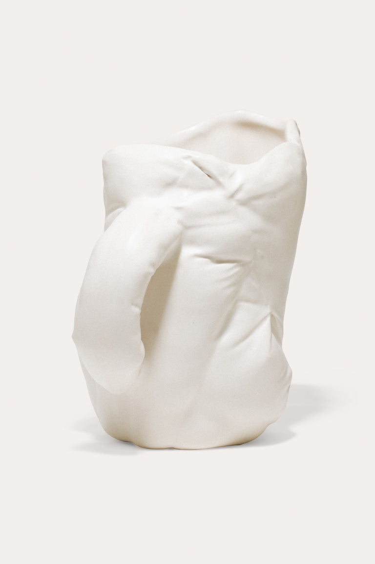 Puffy - Large Jug in Matte White
