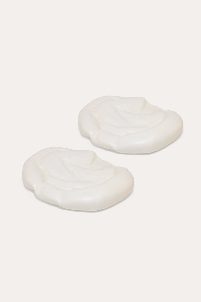 Stand Back! This Coaster is Deflating - Set of 2 Coasters in Matte White