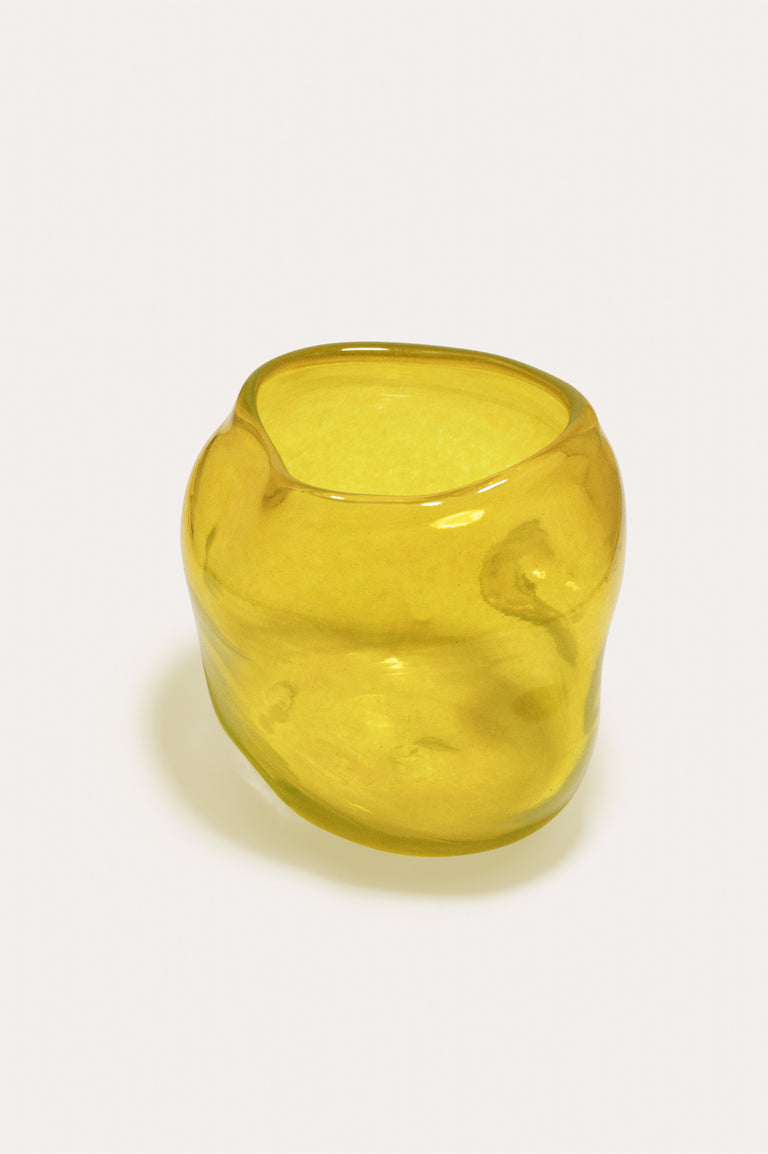 Thaw - Recycled Glass Tumbler in Acid Yellow