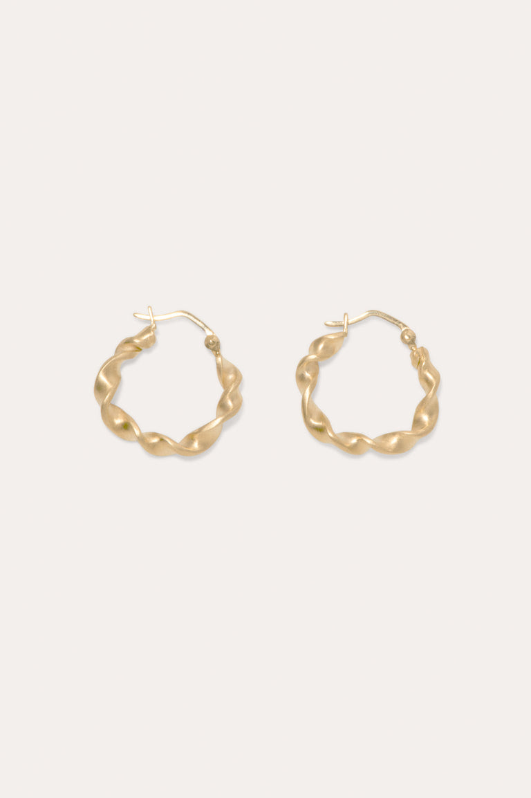 "Notsobig" Flux - Recycled Gold Vermeil Earrings