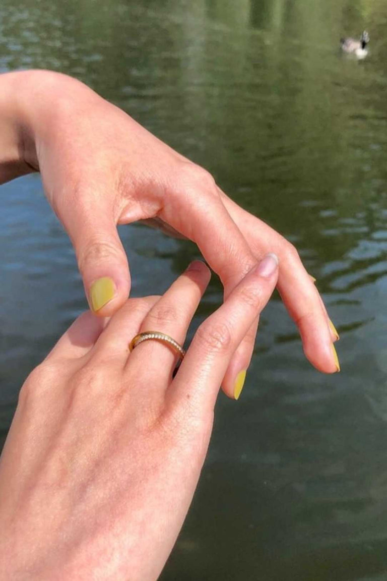 Different Kind of World - 18 Carat Yellow Gold and Diamond Ring
