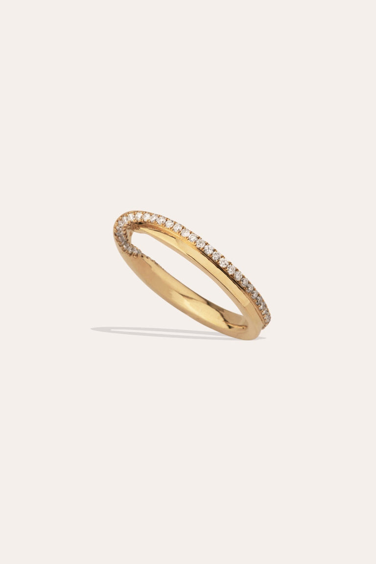 Different Kind of World - 18 Carat Yellow Gold and Diamond Ring