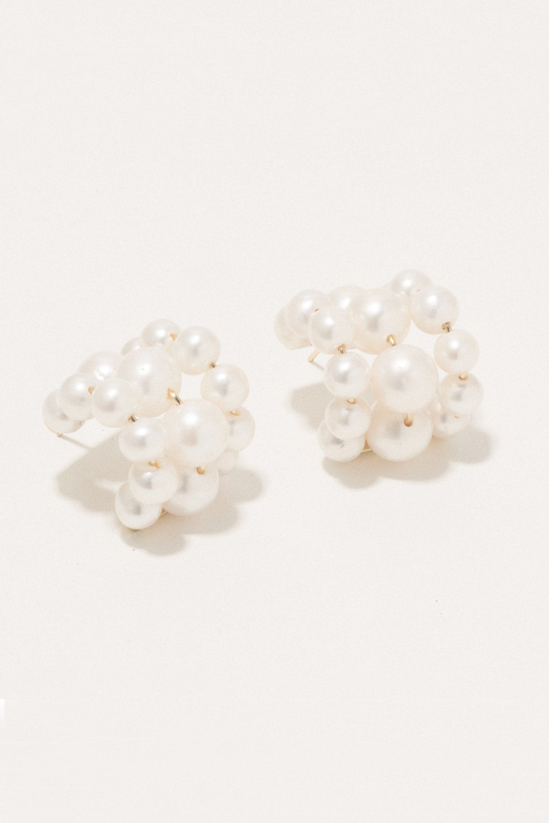 Bitter Butter - Pearl and Gold Vermeil Earrings | Completedworks
