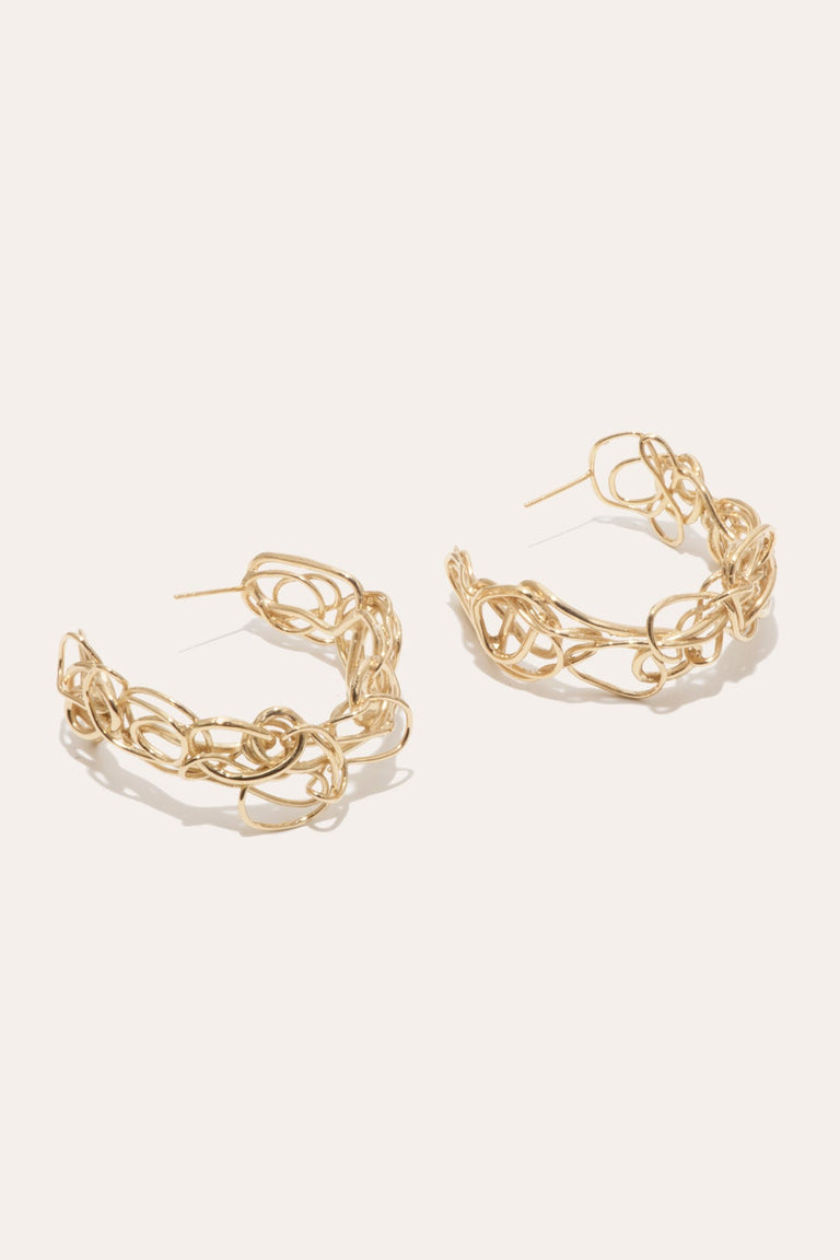 F38 - Gold Vermeil Earrings