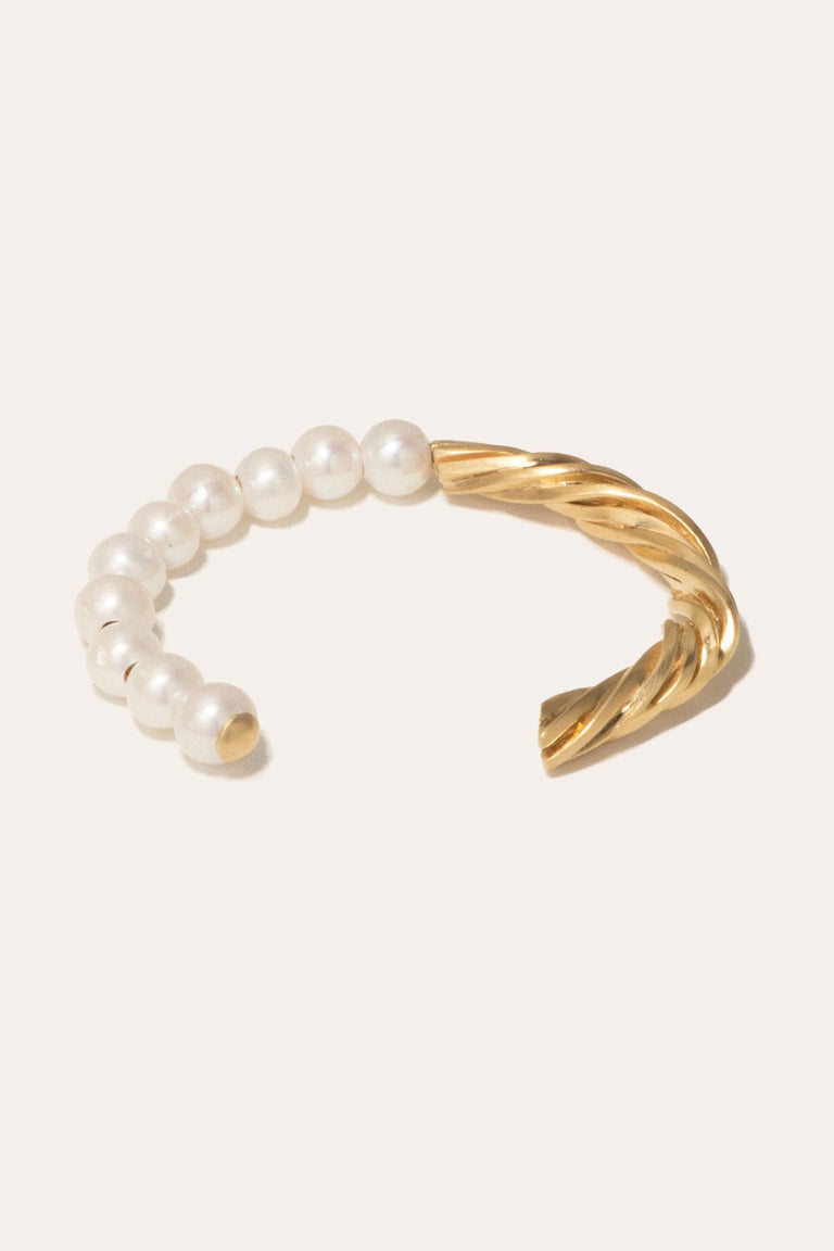 The State We're In - Pearl and Gold Plated Cuff