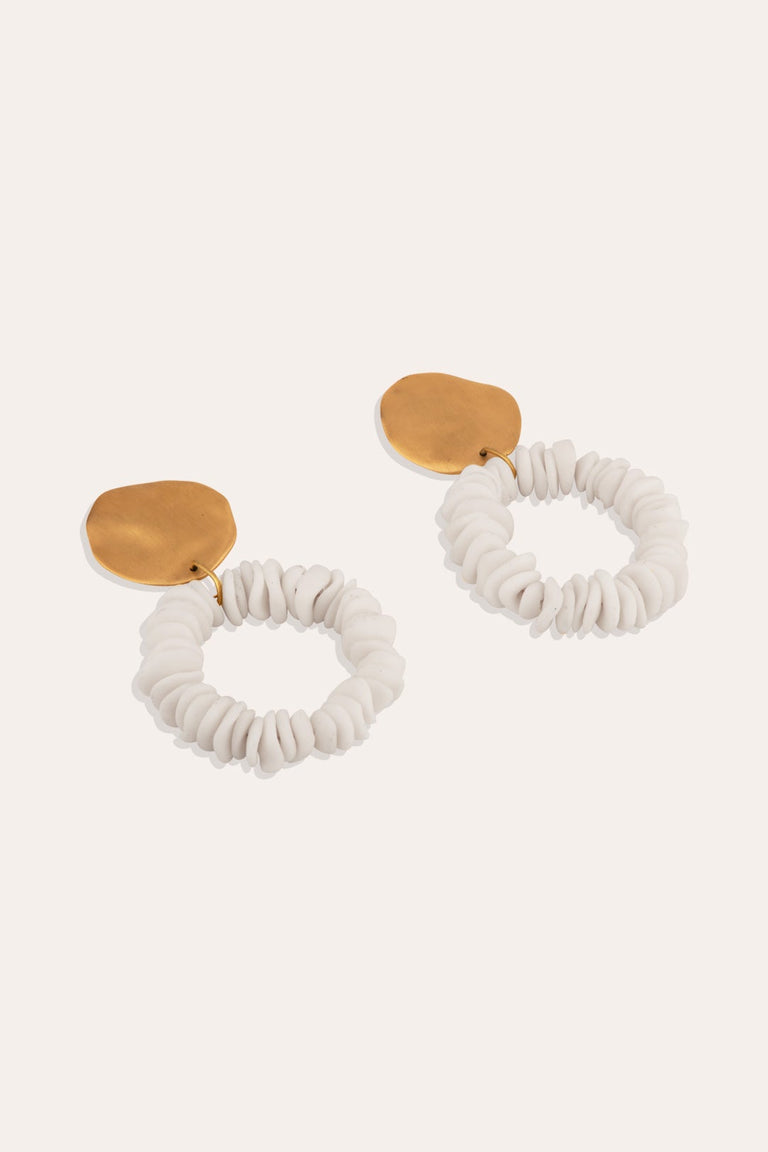 Assembly - Gold Vermeil and Ceramic Earrings | Completedworks
