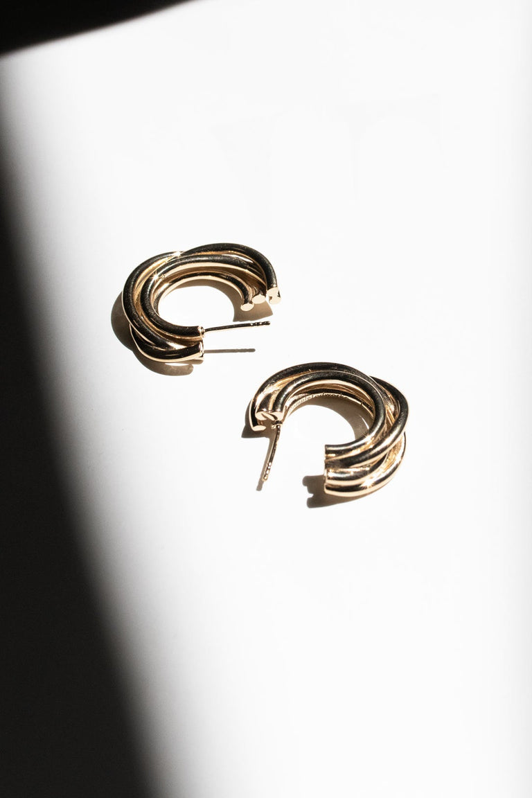 Encounter - Recycled Gold Vermeil Earrings