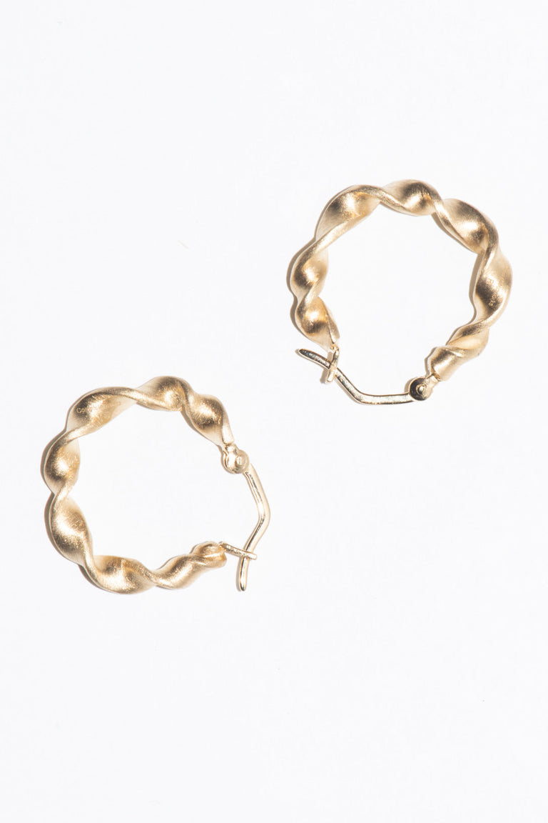 "Notsobig" Flux - Gold Vermeil Earrings