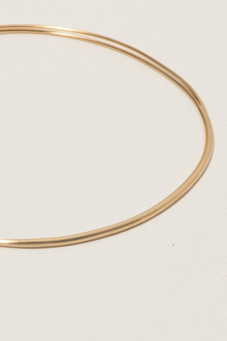 A Way of Life, Like Any Other - Gold Vermeil Hoop Earrings