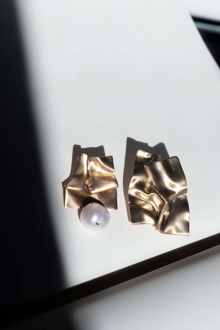 Cohesion - Gold Vermeil Earrings