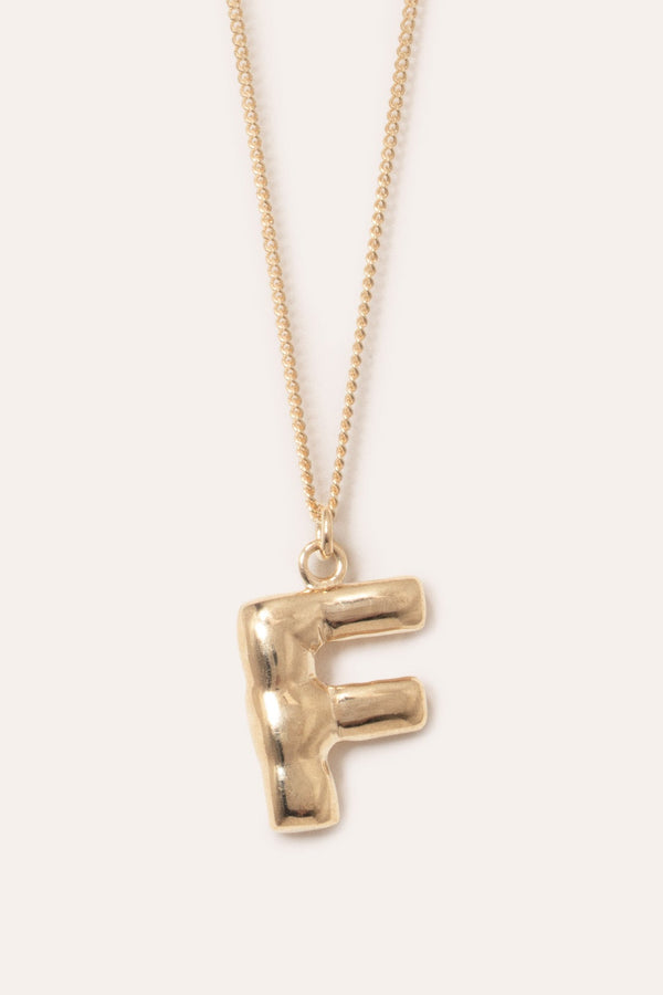 Classicworks™ F - Gold Plated Necklace