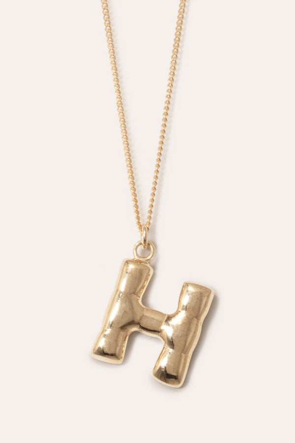 Classicworks™ H - Gold Plated Necklace
