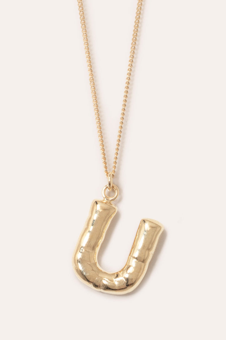 Classicworks™ U - Gold Vermeil Necklace