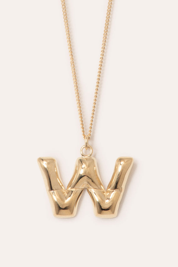 Classicworks™ W - Gold Plated Necklace