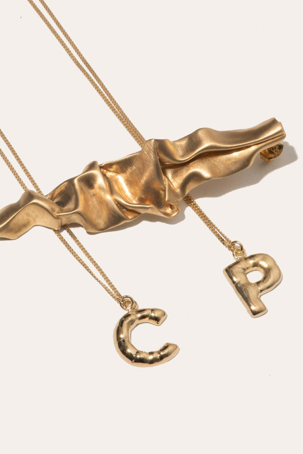 Classicworks™ C - Gold Plated Necklace