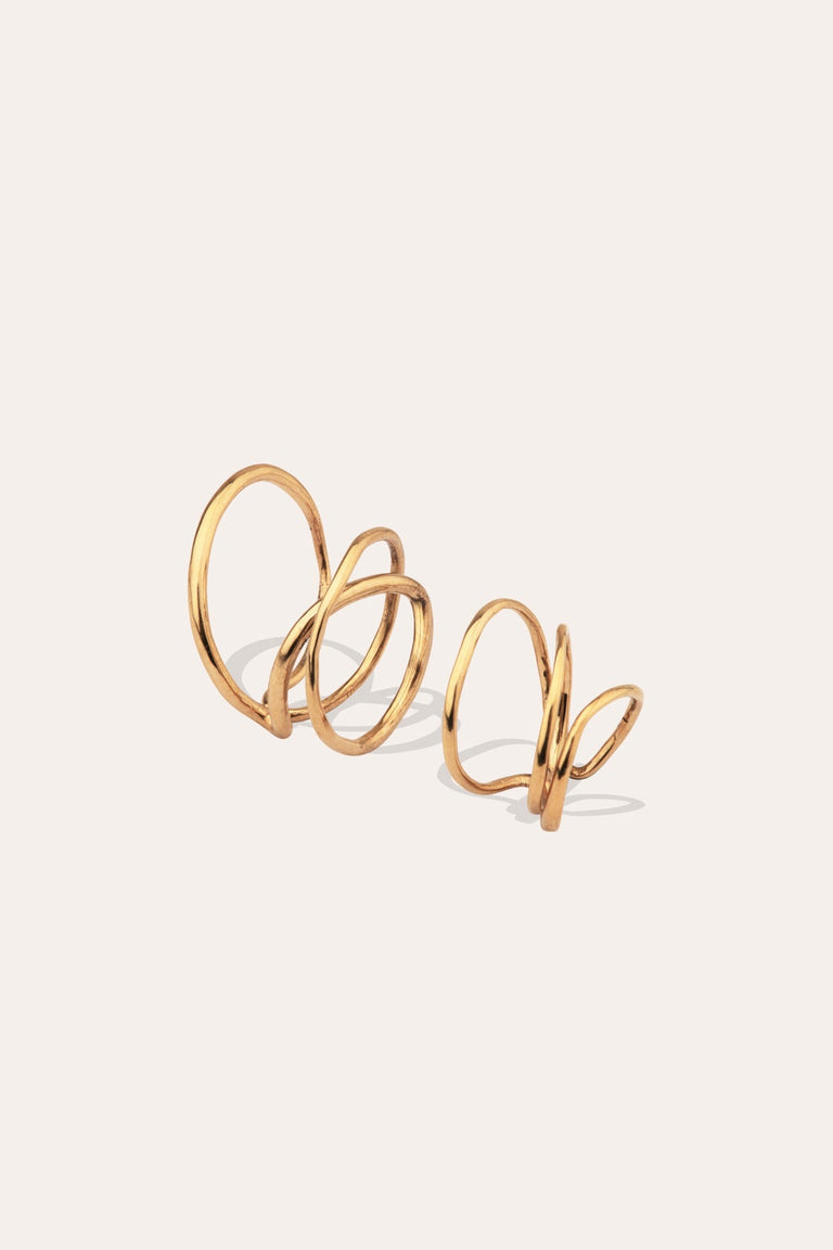 Bend In The River - Gold Vermeil Ring