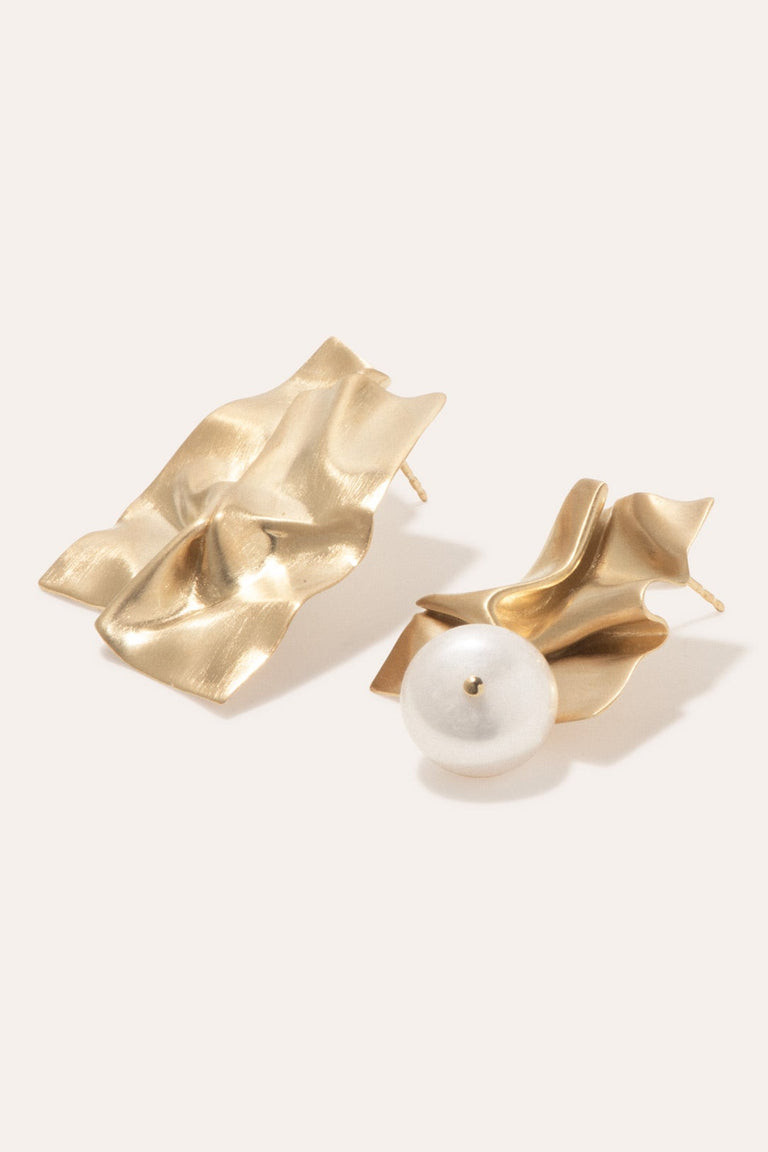 Cohesion - Gold Vermeil Earrings