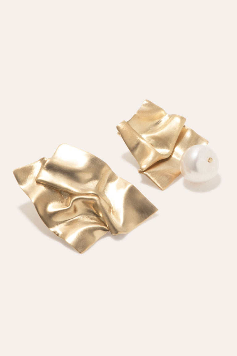 Cohesion - Gold Vermeil Earrings