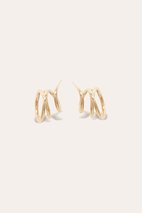 Flow - Recycled Gold Vermeil Earrings
