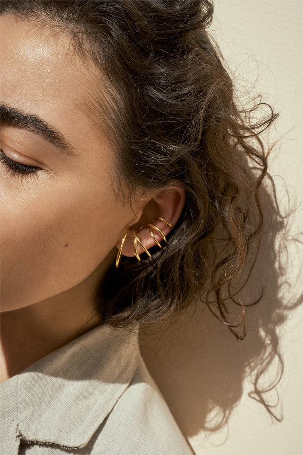 Bend in the River - Recycled Gold Vermeil Ear Cuff