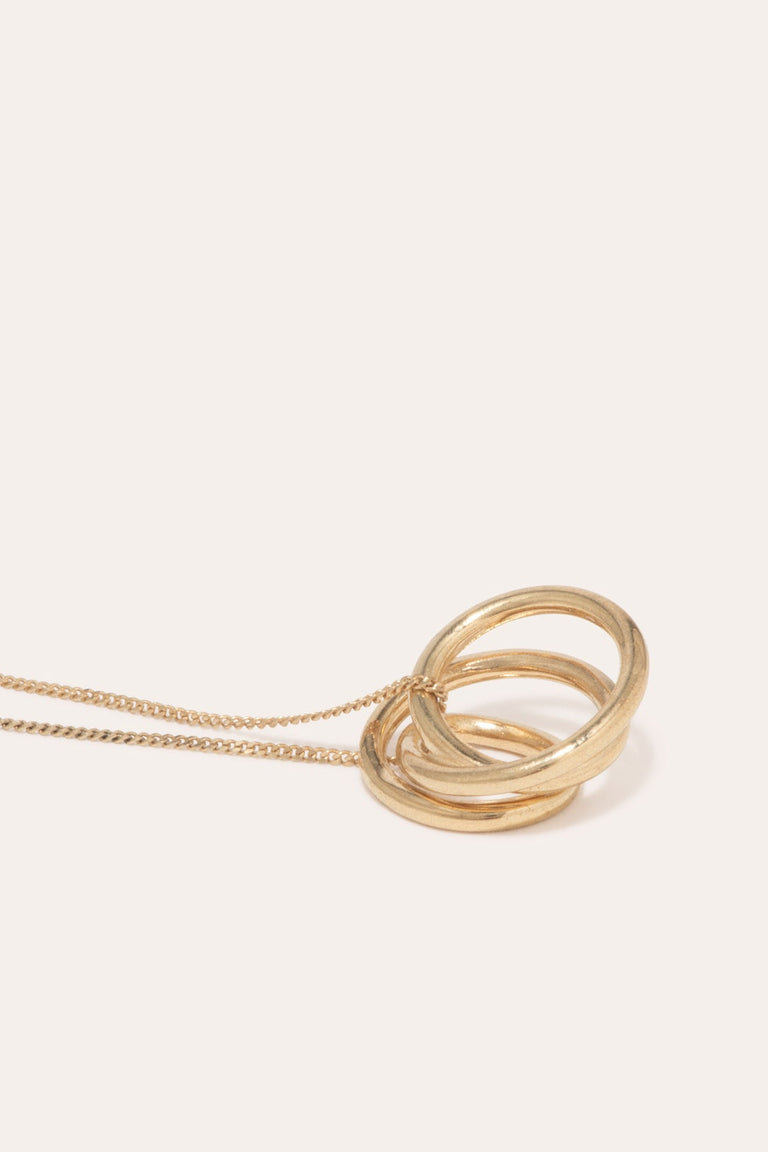 Flow - Gold Vermeil Pendant