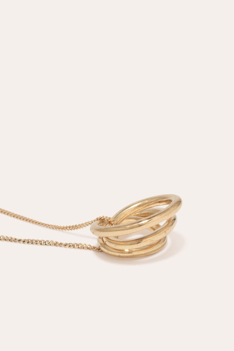 Flow - Gold Vermeil Pendant