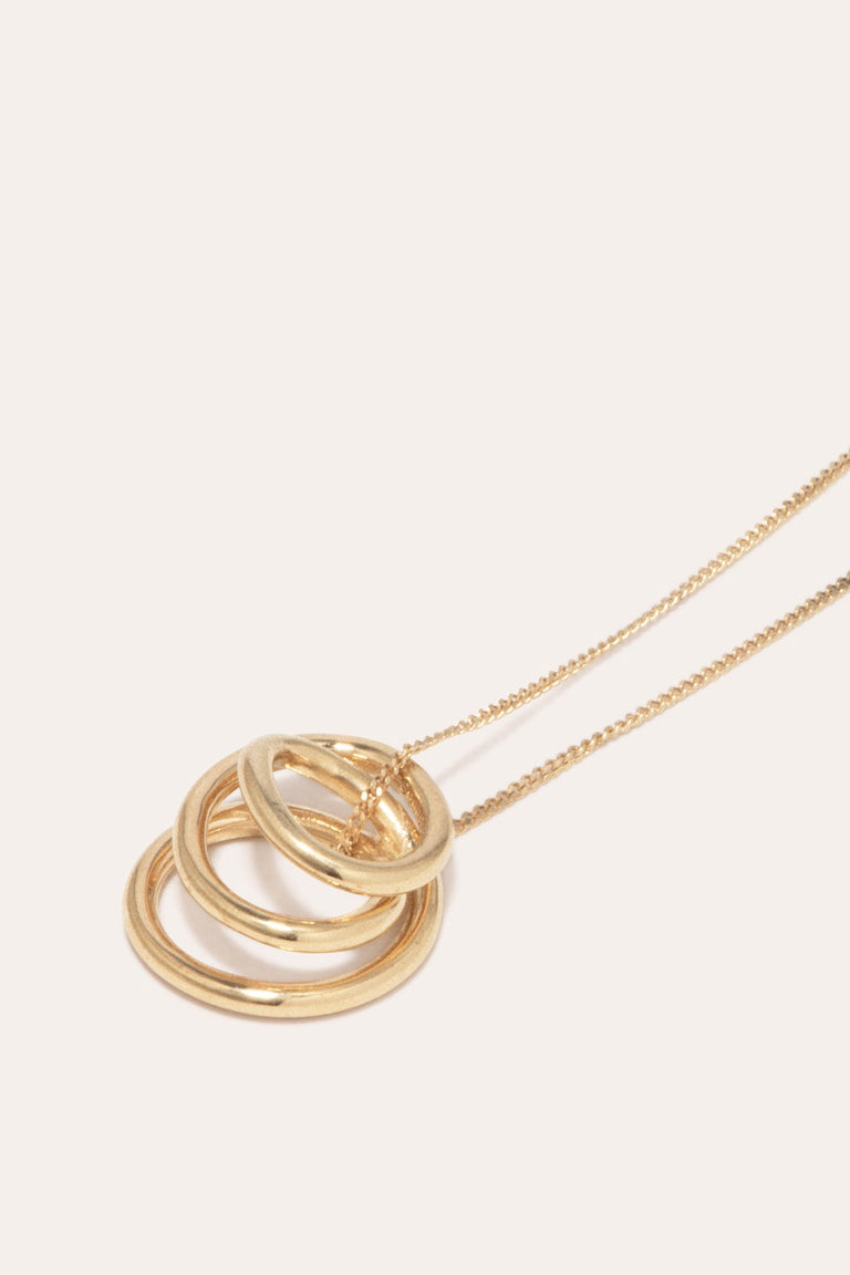 Flow - Recycled Gold Vermeil Pendant