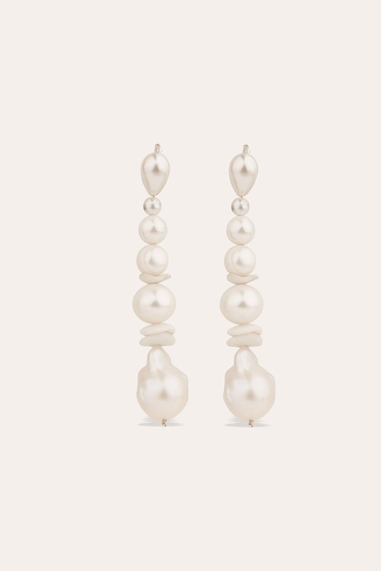 What's Wrong with Redistribution - Pearl and Gold Vermeil Earrings