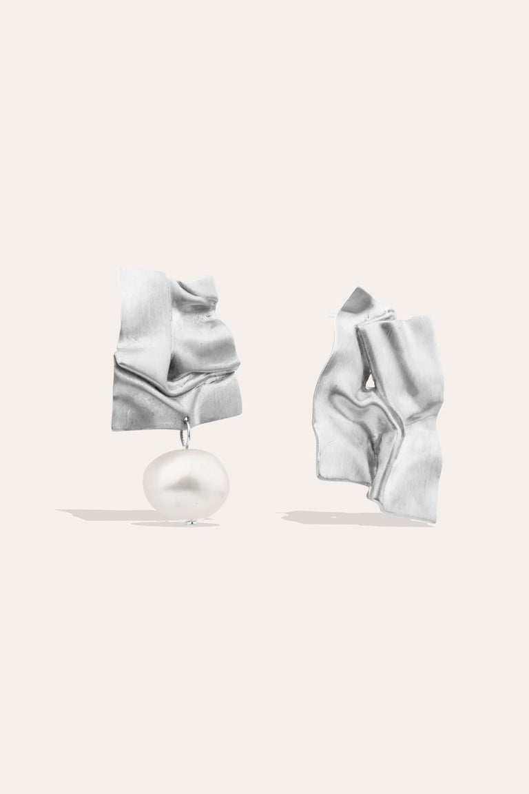 Cohesion - Recycled Silver Earrings