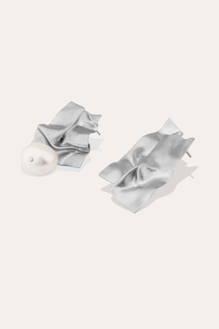 Cohesion - Recycled Silver Earrings