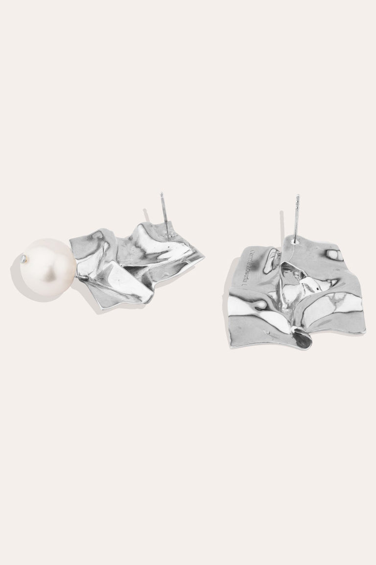 Cohesion - Platinum Plated Earrings