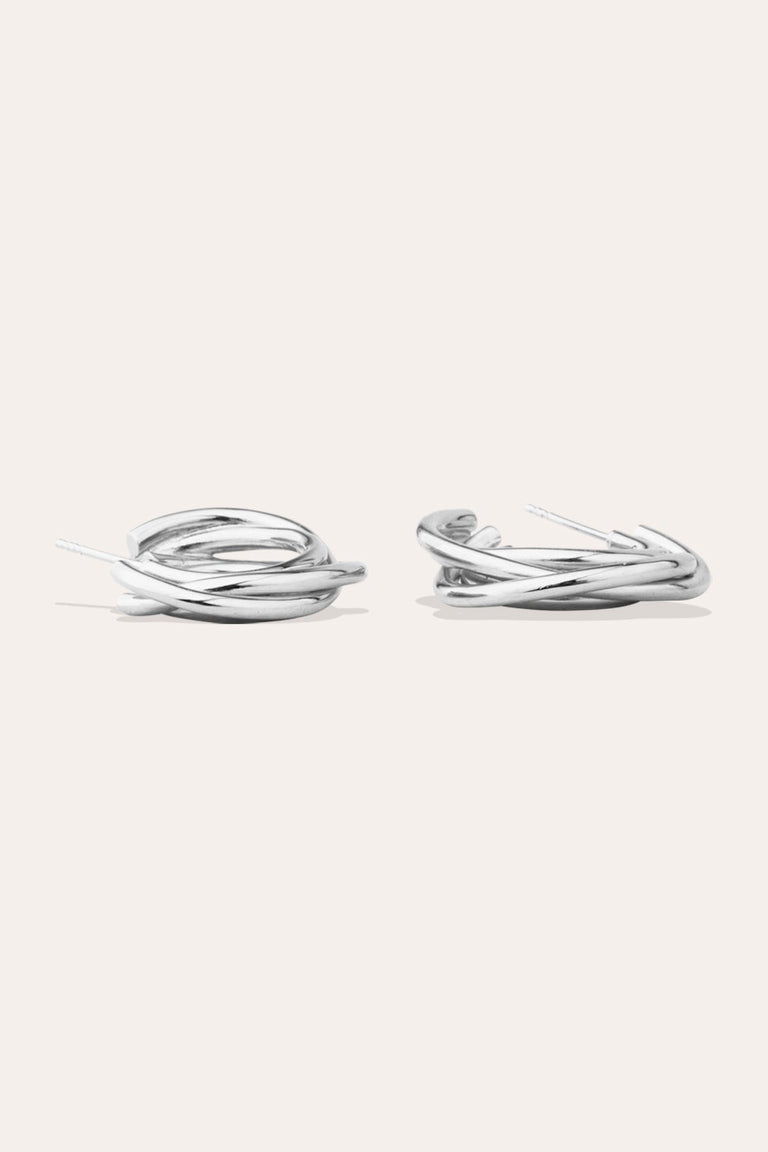 Encounter - Recycled Silver Earrings