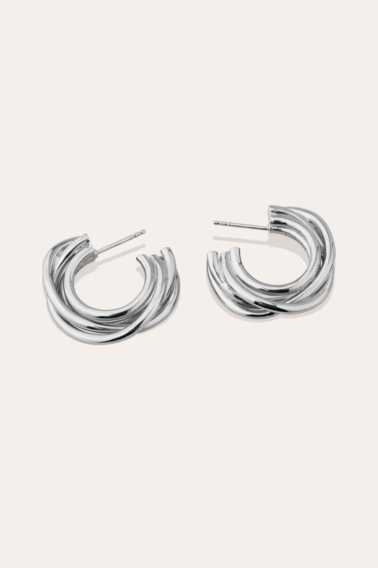 Encounter - Recycled Silver Earrings