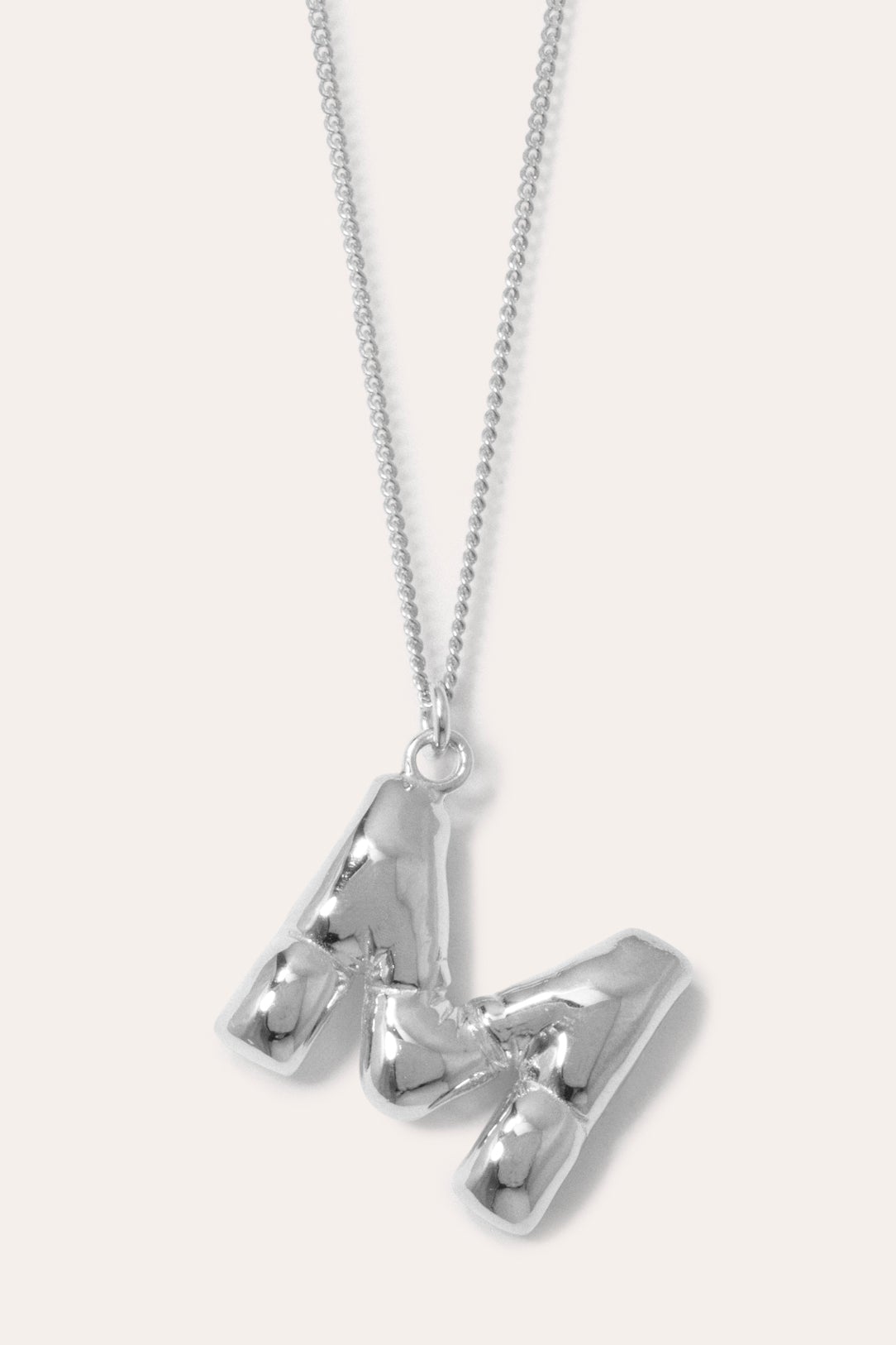 Buy Silver Initial Necklace Mens Rope Chain Necklace With Online in India 