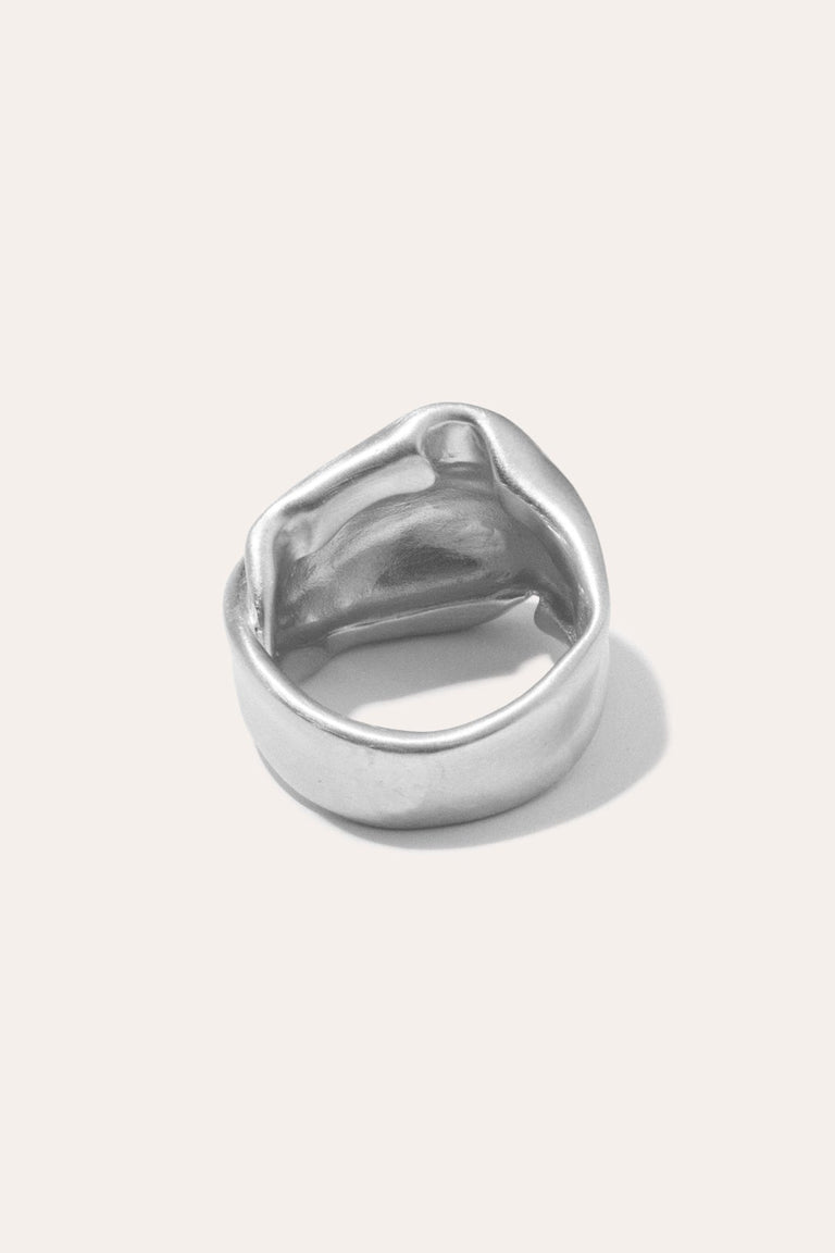 The Best Place to be a Puffin - Platinum Plated Ring