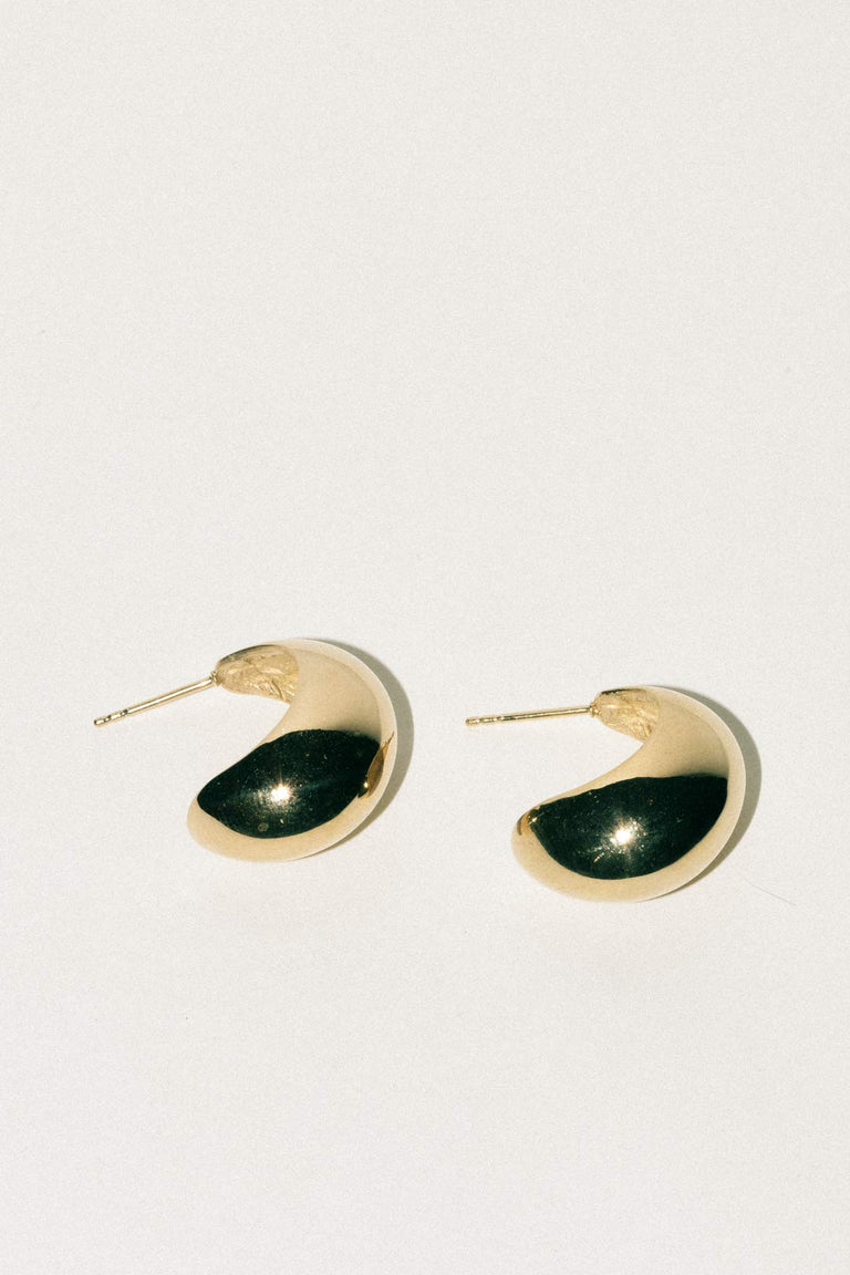 Curve - Recycled Gold Vermeil Earrings