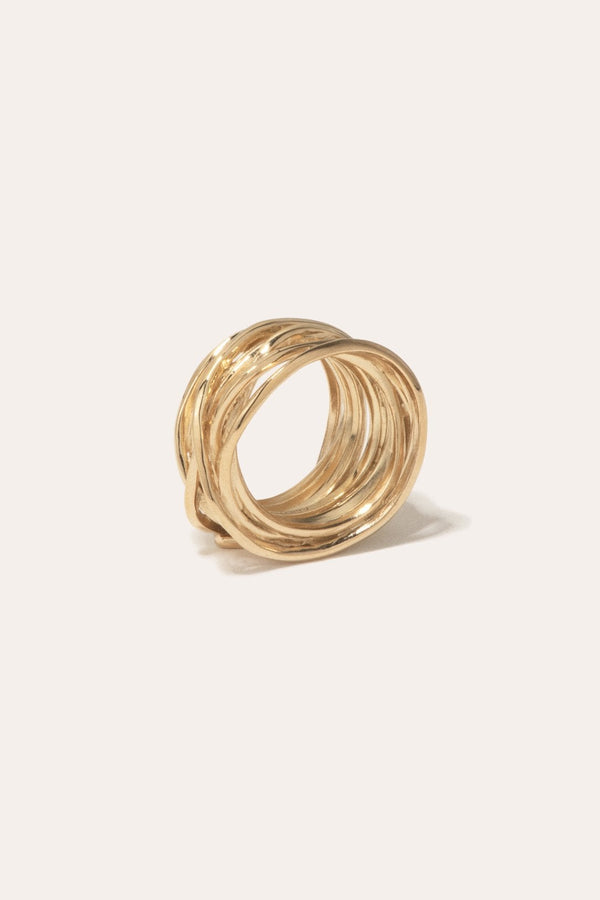 Why Am I Here And Not Somewhere Else - Recycled Gold Vermeil Ring