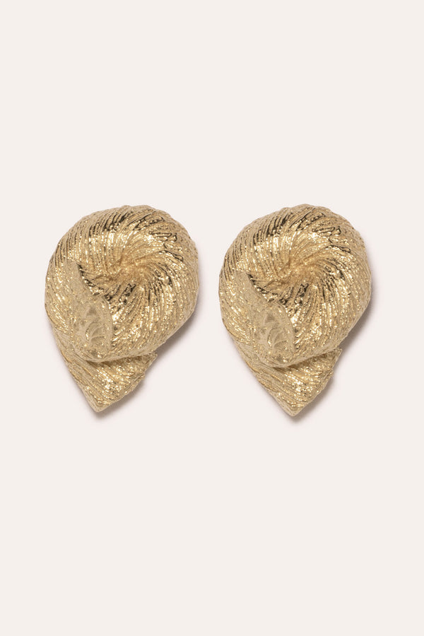 Cord - Gold Plated Earrings